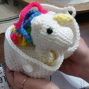 Handmade Hatchimal Hatching Unicorn Egg Plush Toy